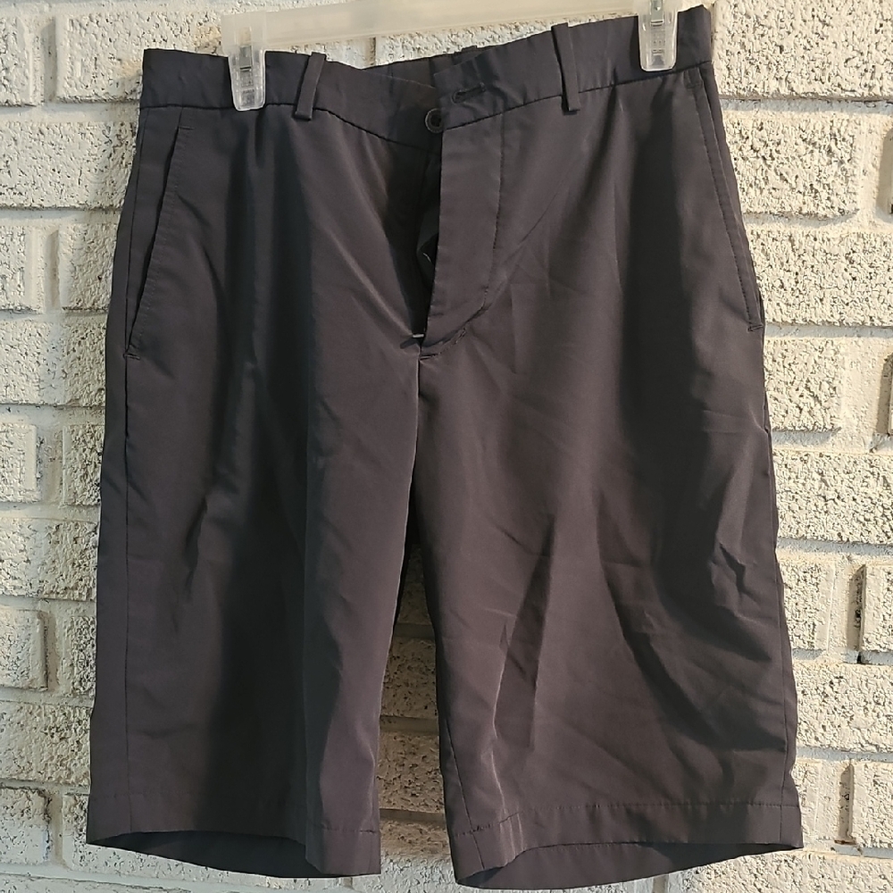 Slazenger Men's Charcoal Flat Front Shorts